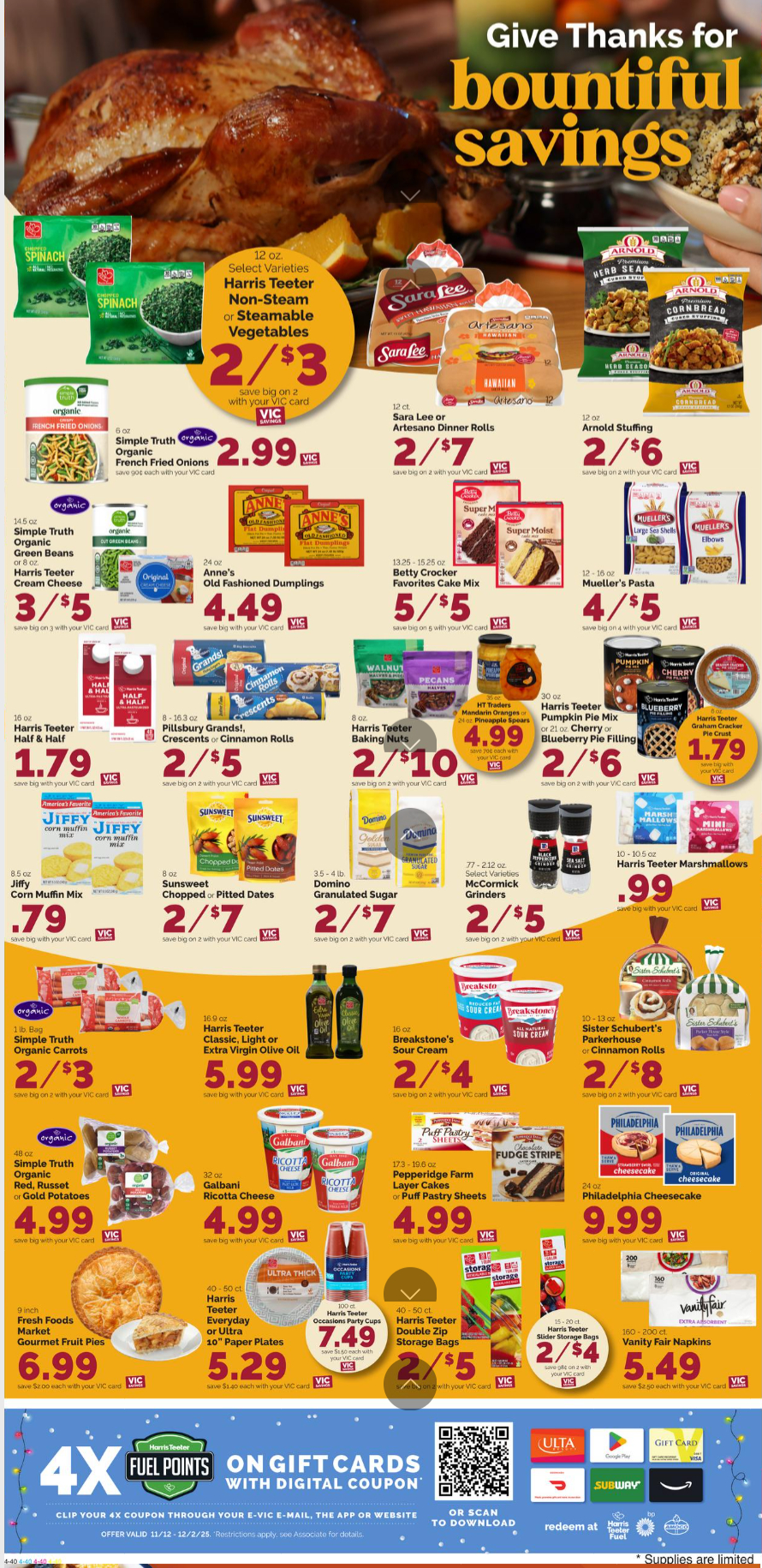 Harris Teeter Weekly Ad November 12 – November 18, 2025 10