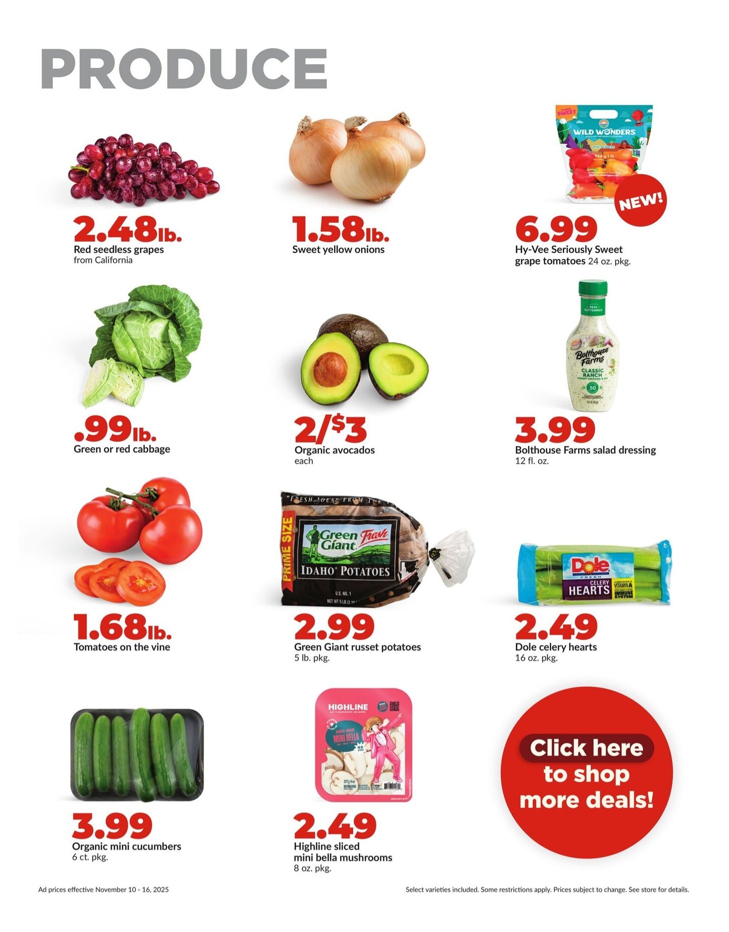 HyVee Weekly Ad For This Week 10 November Hy Vee Deals Today 15