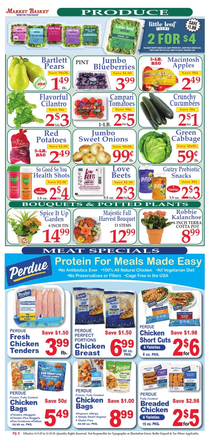 Market Basket Weekly Flyer and Circular 09 November 2