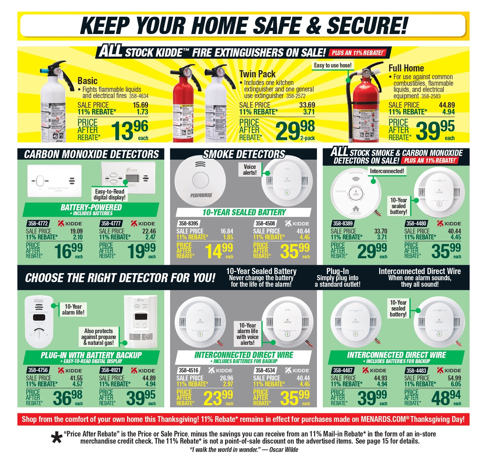 Menards sale ad 13 November Menards ad this week Big Projects, Big Savings! 8