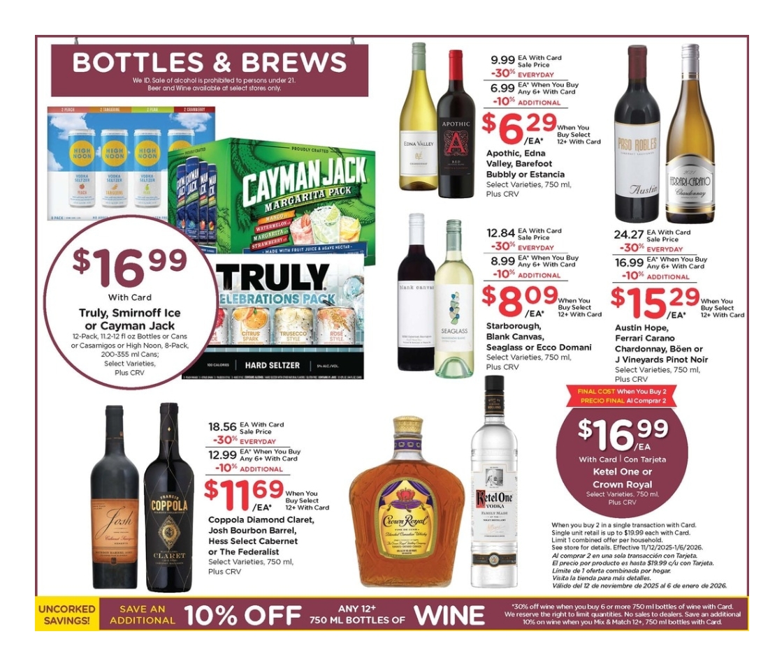 Ralphs Weekly Ad - Ads This Week 12 November 8