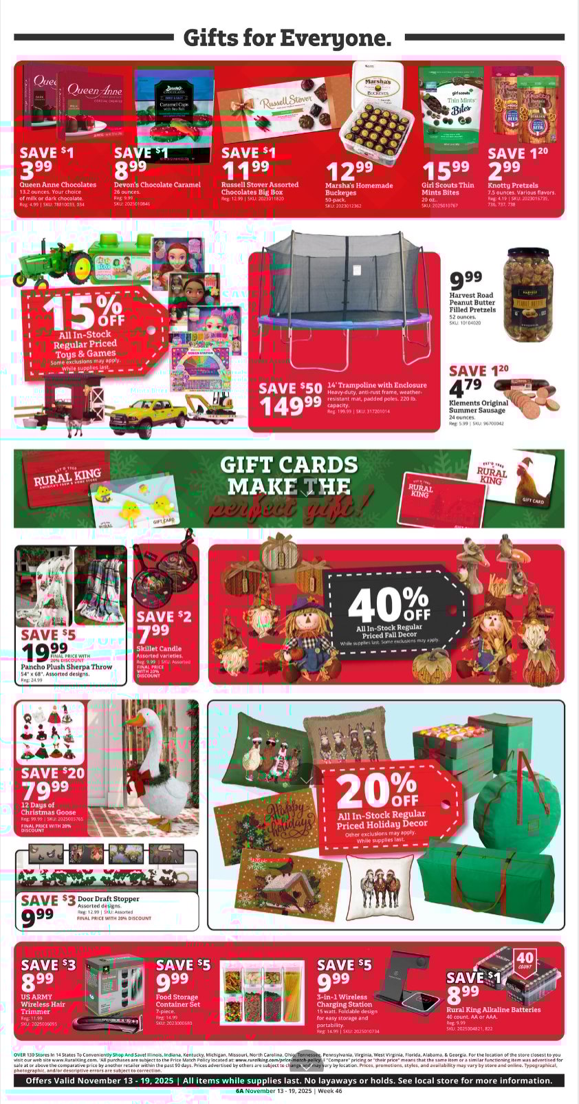 Rural King Weekly Ad November 13 – November 19, 2025. Early Black Friday Savings! 7