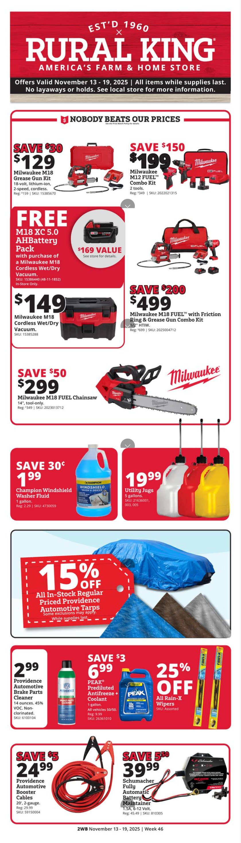 Rural King Weekly Ad November 13 – November 19, 2025. Early Black Friday Savings! 2