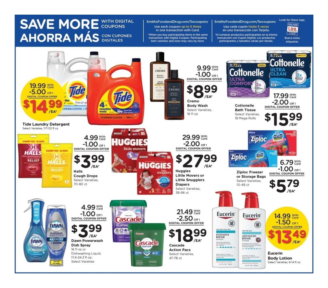 Smith’s weekly sales ads 12 November 11
