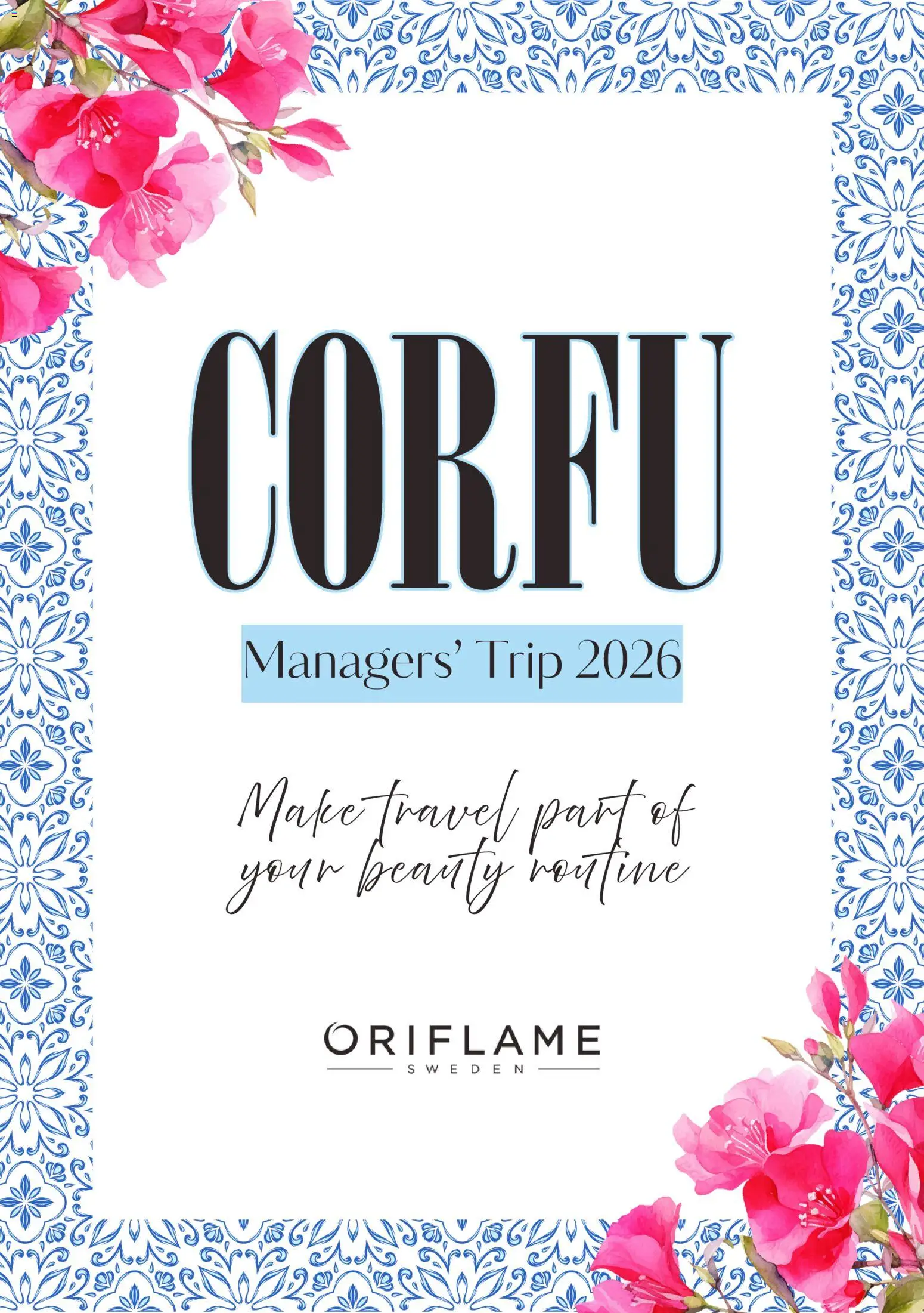 Oriflame Products UK Managers' Trip: Corfu 2026 Tuesday 21 November 4 Oriflame Products UK Managers’ Trip: Corfu 2026 Tuesday 21 November