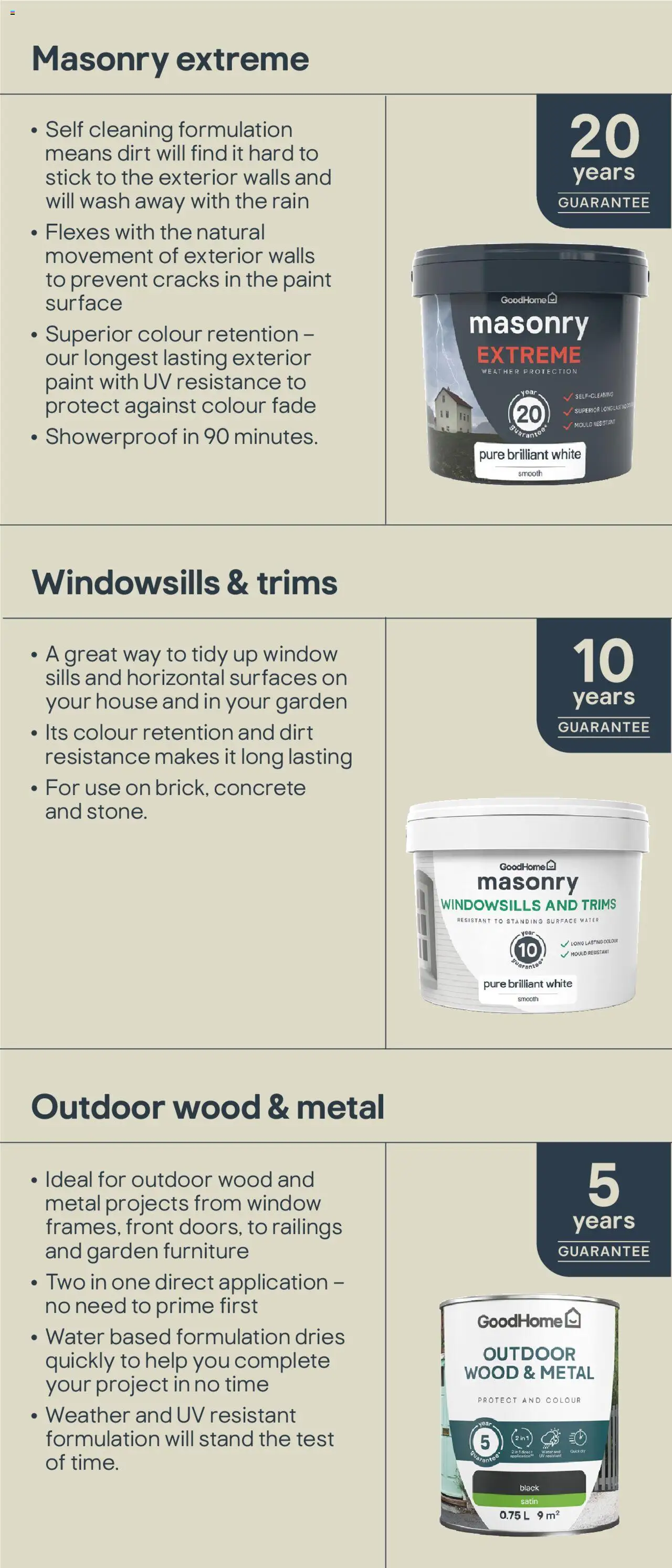 {H1} | Page: 8 | Products: Garden furniture, Paint