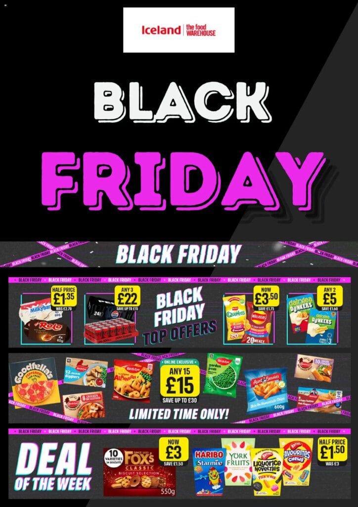 Iceland Black Friday offers 26/11/2025 Deals and Sales