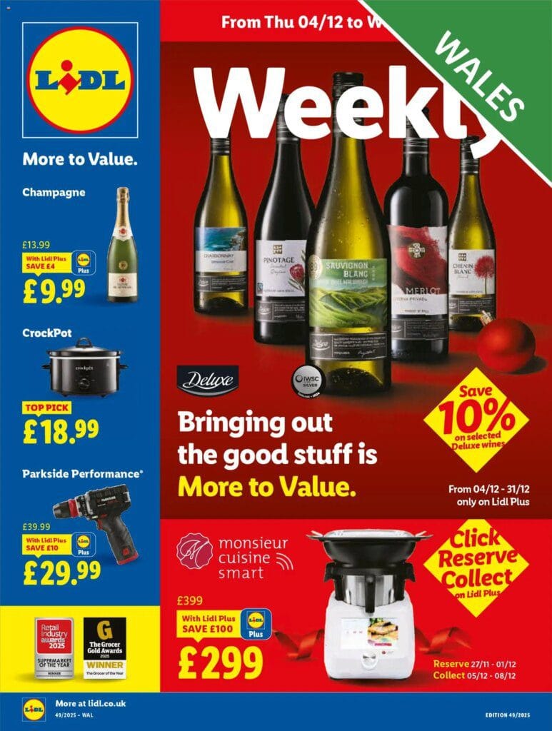 Lidl – Lidl Weekly Wales (04/12/2025 – 10/12/2025) – Offers Online