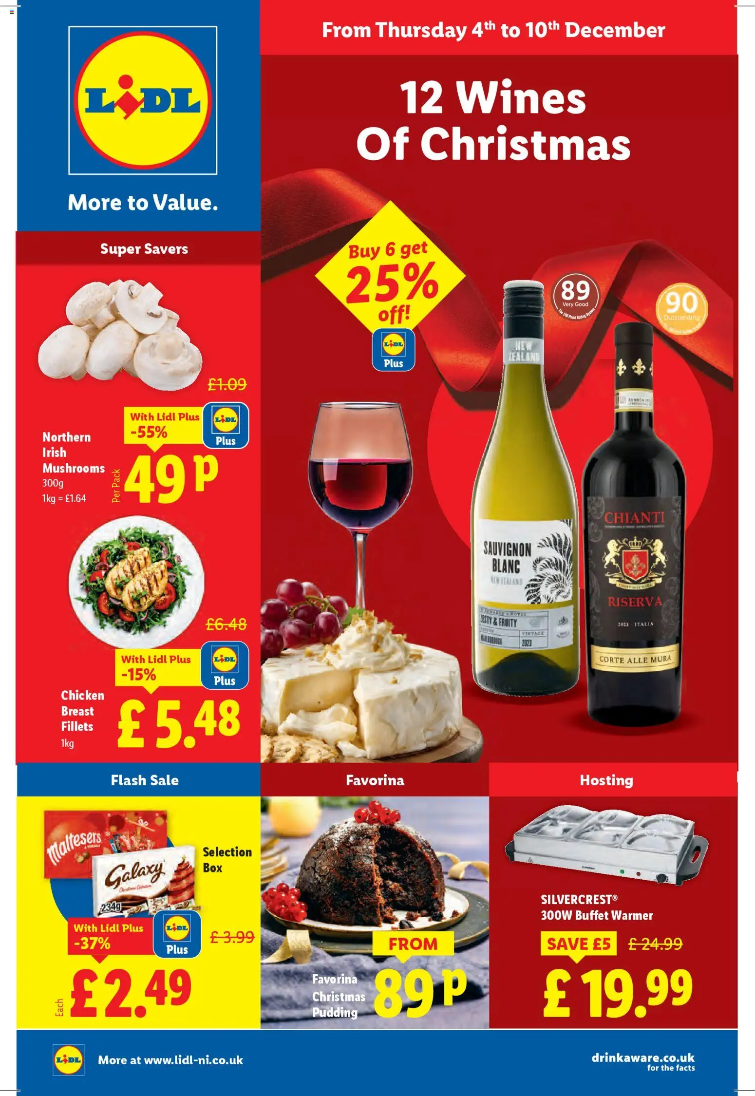 Lidl offers this week Thursday 04 December 12 Wines Of Christmas Offers Online
