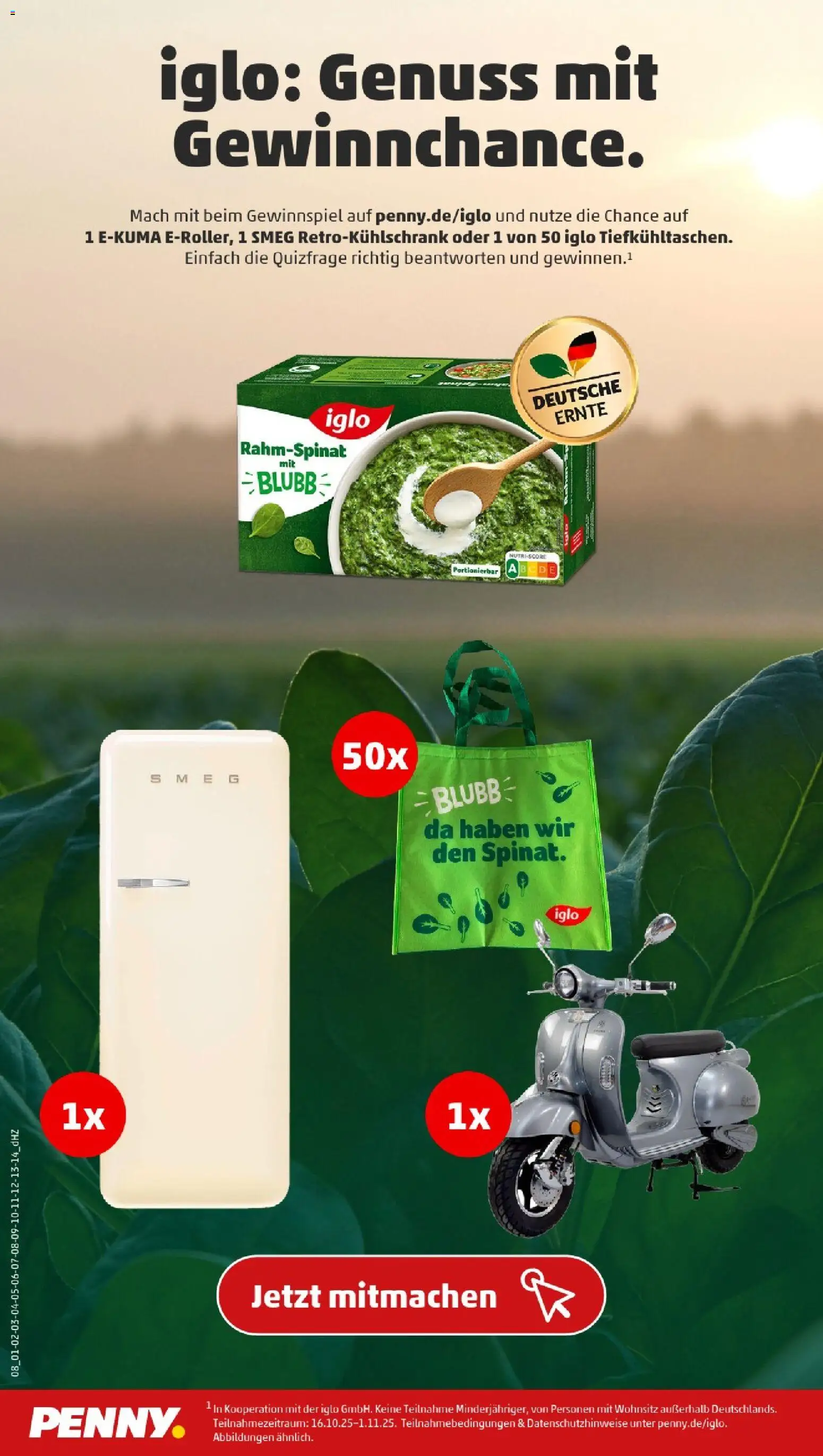 Penny - Sachsen – gültig ab 27.10.2025 | Seite: 10 | Produkte: Iglo Penny - Sachsen – gültig ab 27.10.2025 | Seite: 10 | Produkte: Iglo