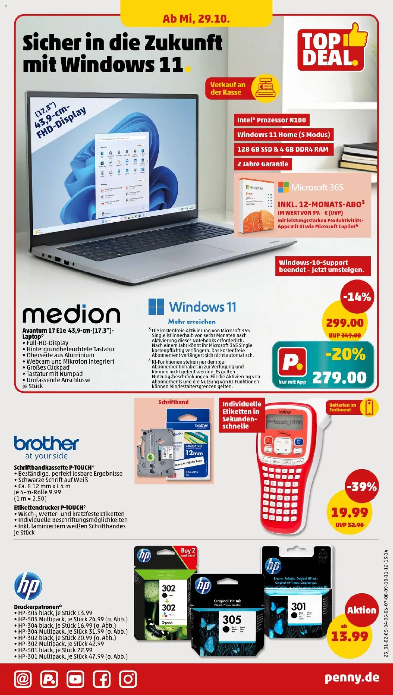 Penny - Sachsen – gültig ab 27.10.2025 | Seite: 27 | Produkte: HP, Mikrofon, Batterien, Laptop Penny - Sachsen – gültig ab 27.10.2025 | Seite: 27 | Produkte: HP, Mikrofon, Batterien, Laptop