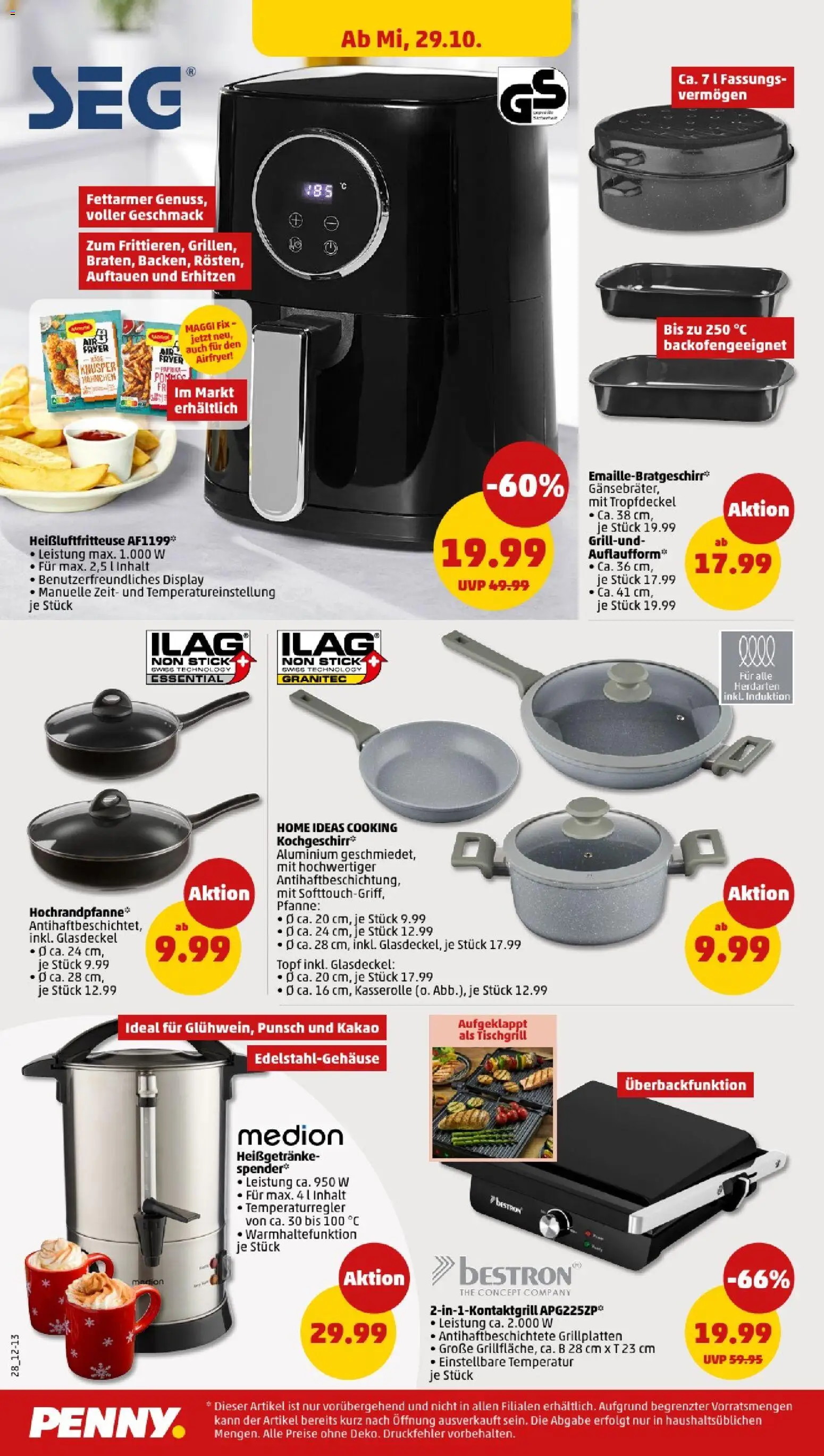 Penny - Sachsen – gültig ab 27.10.2025 | Seite: 30 | Produkte: Maggi, Paprika, Maggi fix, Heißluftfritteuse Penny - Sachsen – gültig ab 27.10.2025 | Seite: 30 | Produkte: Maggi, Paprika, Maggi fix, Heißluftfritteuse