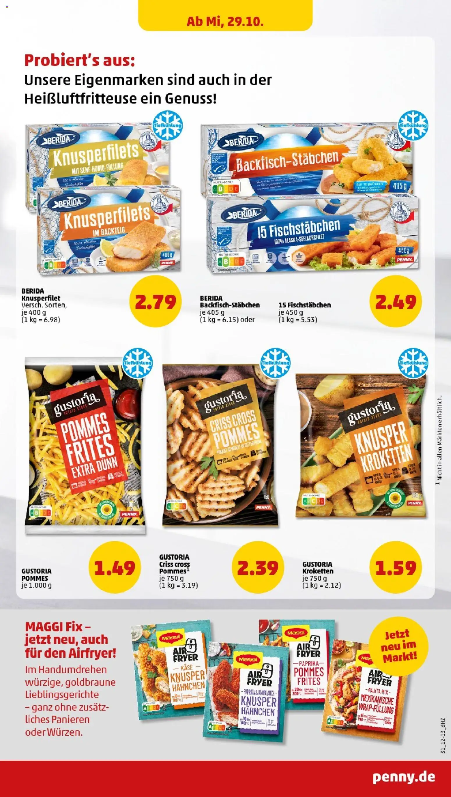 Penny - Sachsen – gültig ab 27.10.2025 | Seite: 33 | Produkte: Hahnchen, Käse, Paprika, Knoblauch Penny - Sachsen – gültig ab 27.10.2025 | Seite: 33 | Produkte: Hahnchen, Käse, Paprika, Knoblauch