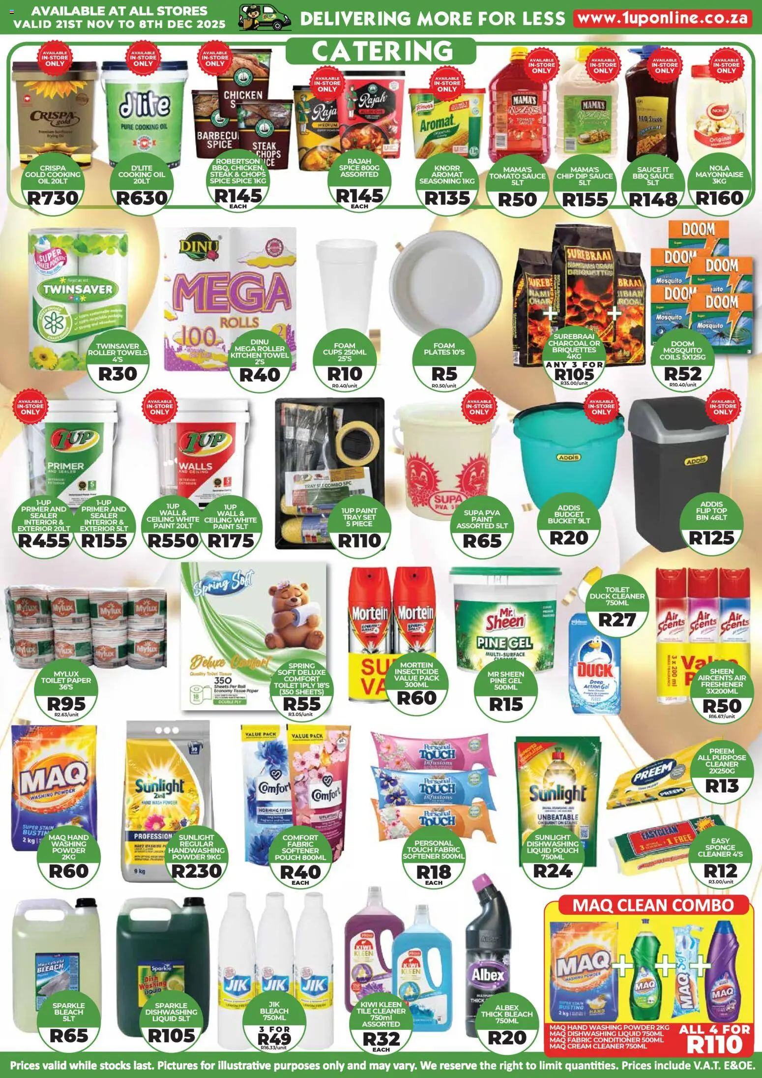 New 1UP Cash & Carry catalogue – valid from 21.11.2025 | Page: 7 | Products: Primer, Steak, Oil, Foam New 1UP Cash & Carry catalogue – valid from 21.11.2025 | Page: 7 | Products: Primer, Steak, Oil, Foam