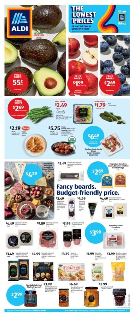 Aldi Weekly Ad October 29 – November 4, 2025