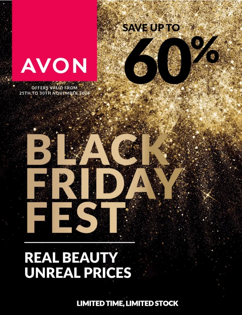 Avon Black Friday Deals 2025 – save up to 60% OFF