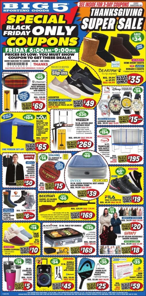 Big 5 Black Friday Ad Sale 2025