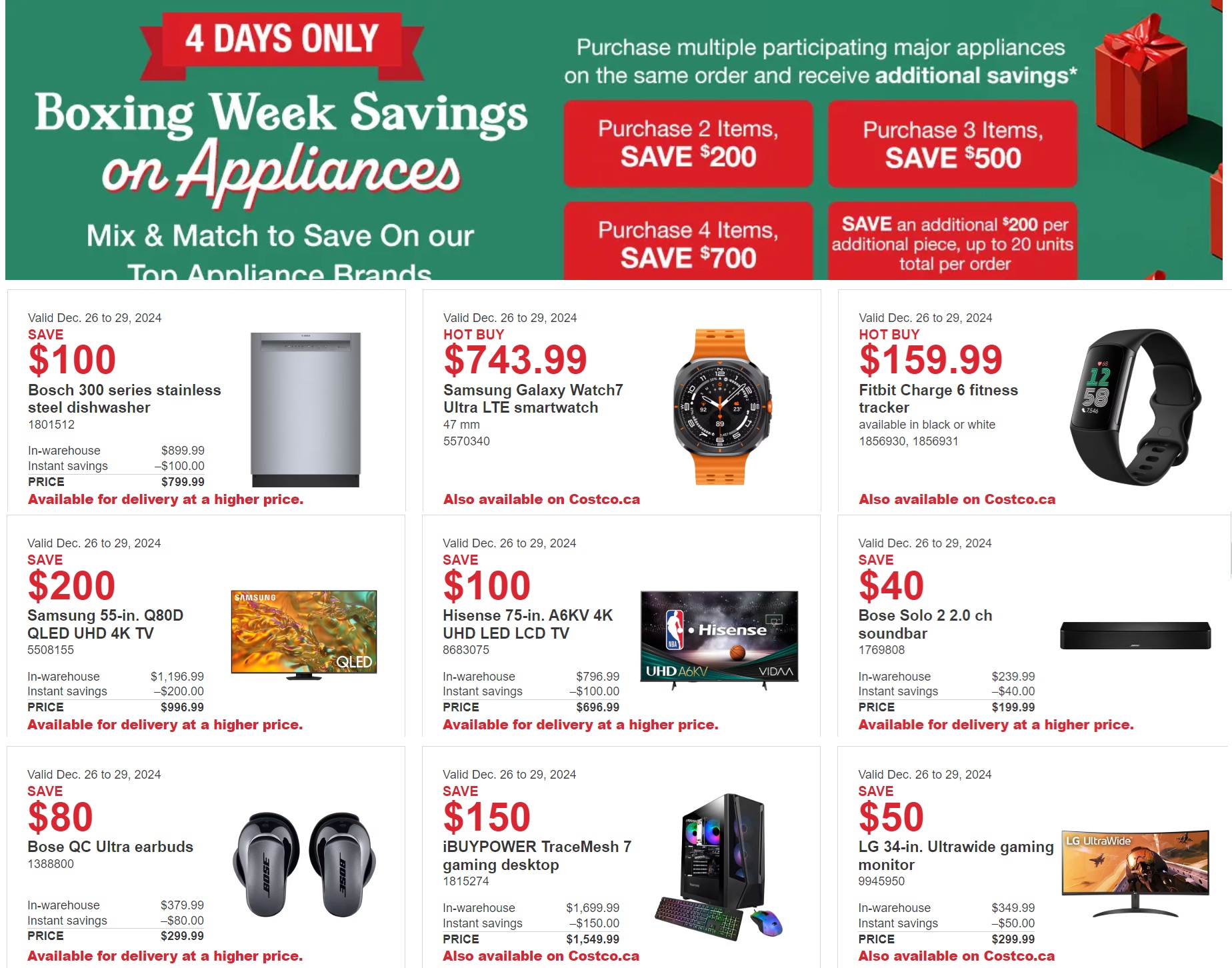 Costco Boxing Day 2025 Sale Flyer 1 Costco Boxing Day Flyer 2024