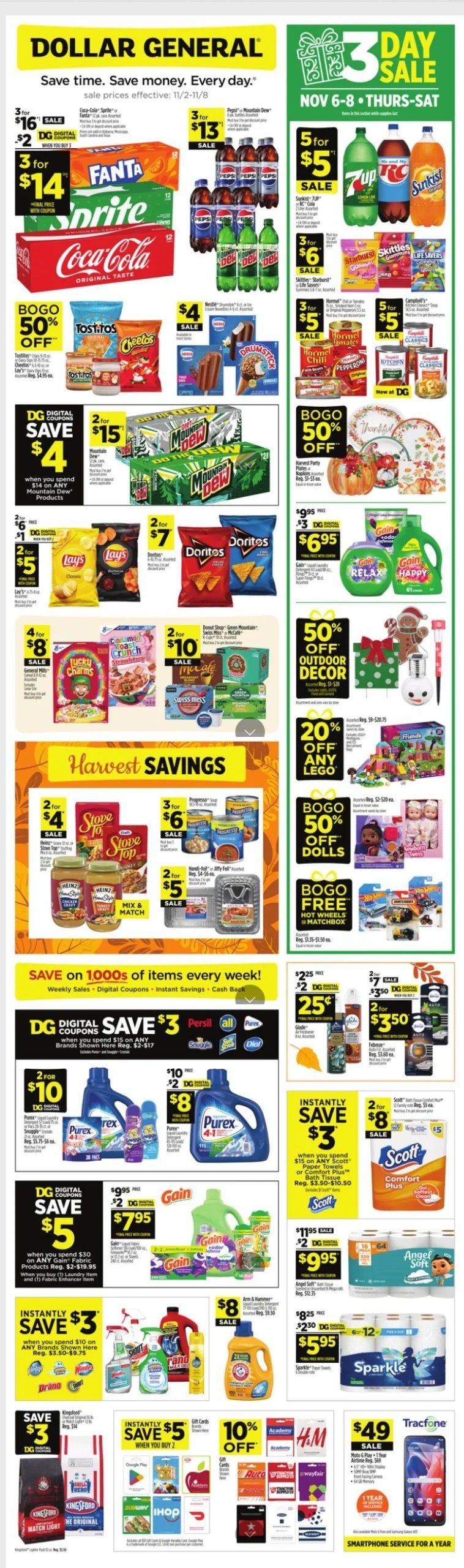 Dollar General Ad Preview November 2 – November 8, 2025