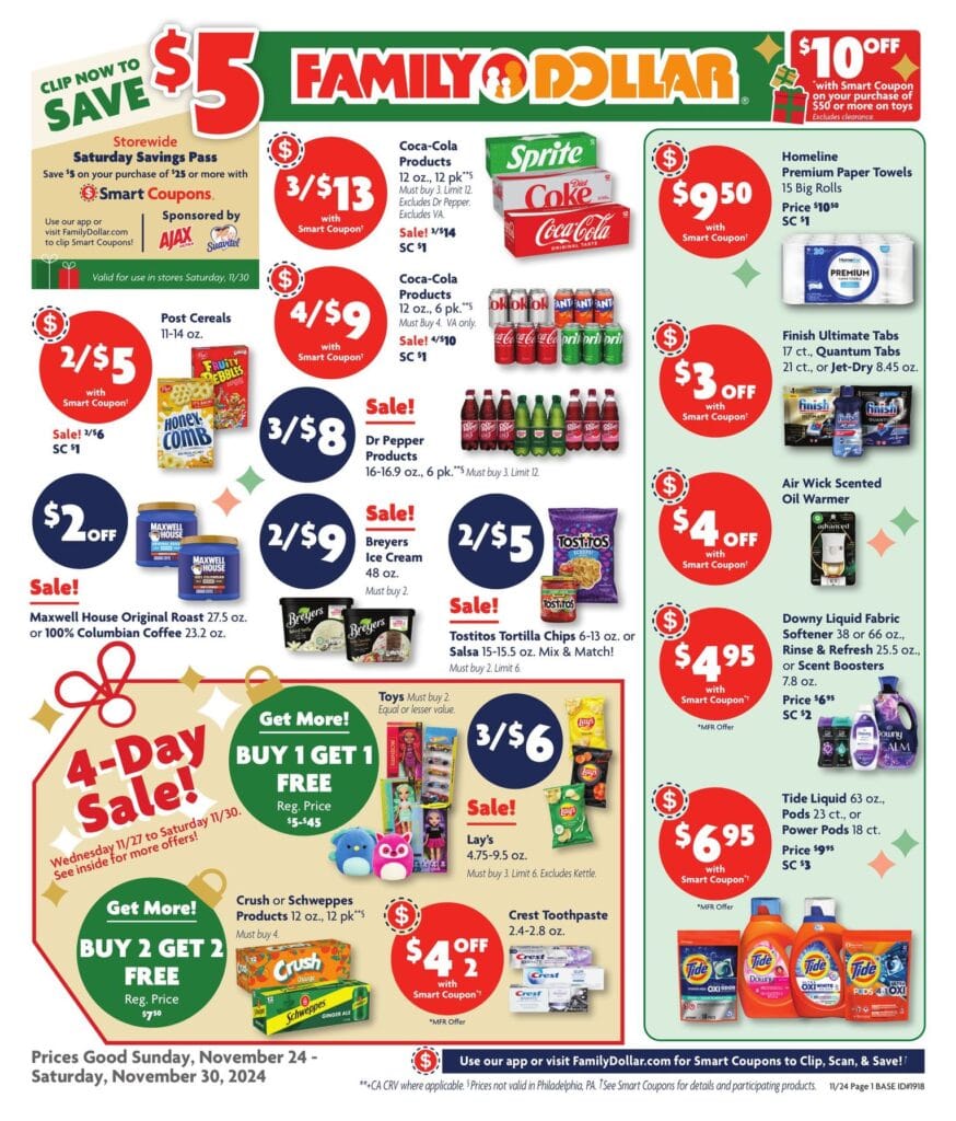 Family Dollar Black Friday Ad Sale 2025