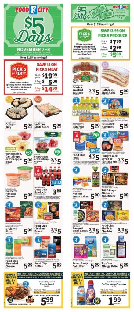 Food City Ad This Week 05 November