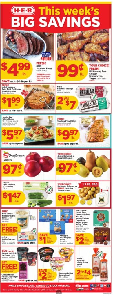 Heb Ad This Week 01 October Heb Weekly Ad This Week