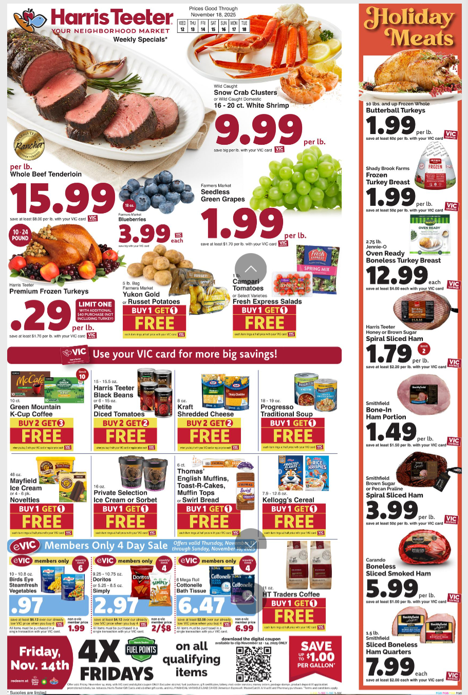 Harris Teeter Weekly Ad November 12 – November 18, 2025 1 HarrisTeeter