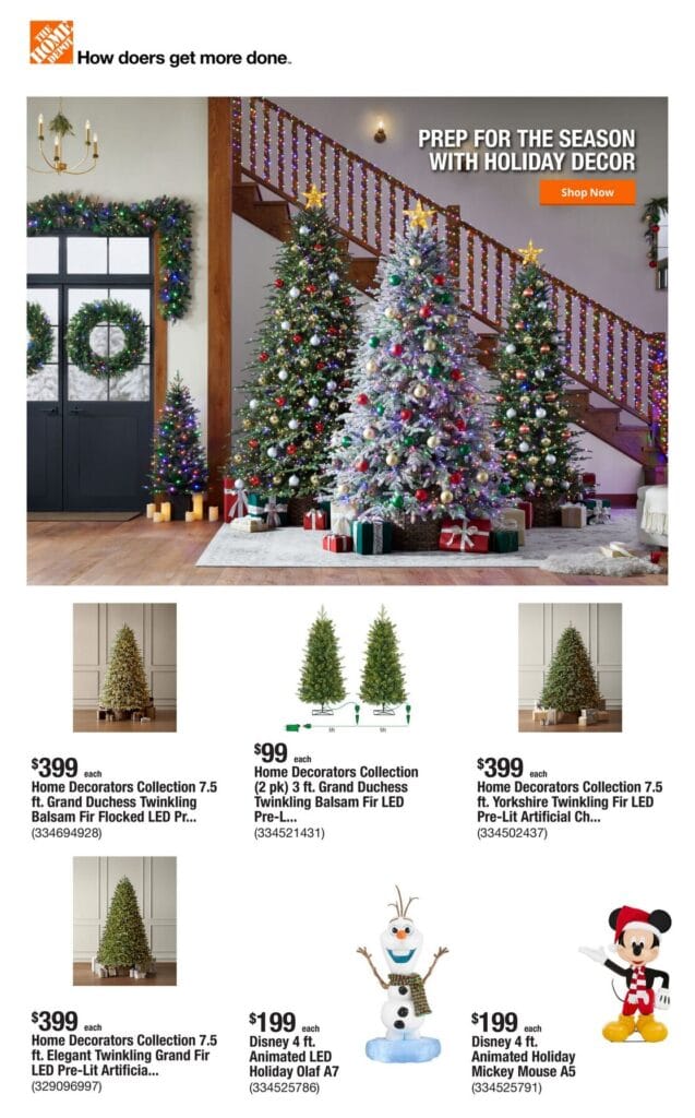 Home Depot Ad October 30 – November 6, 2025