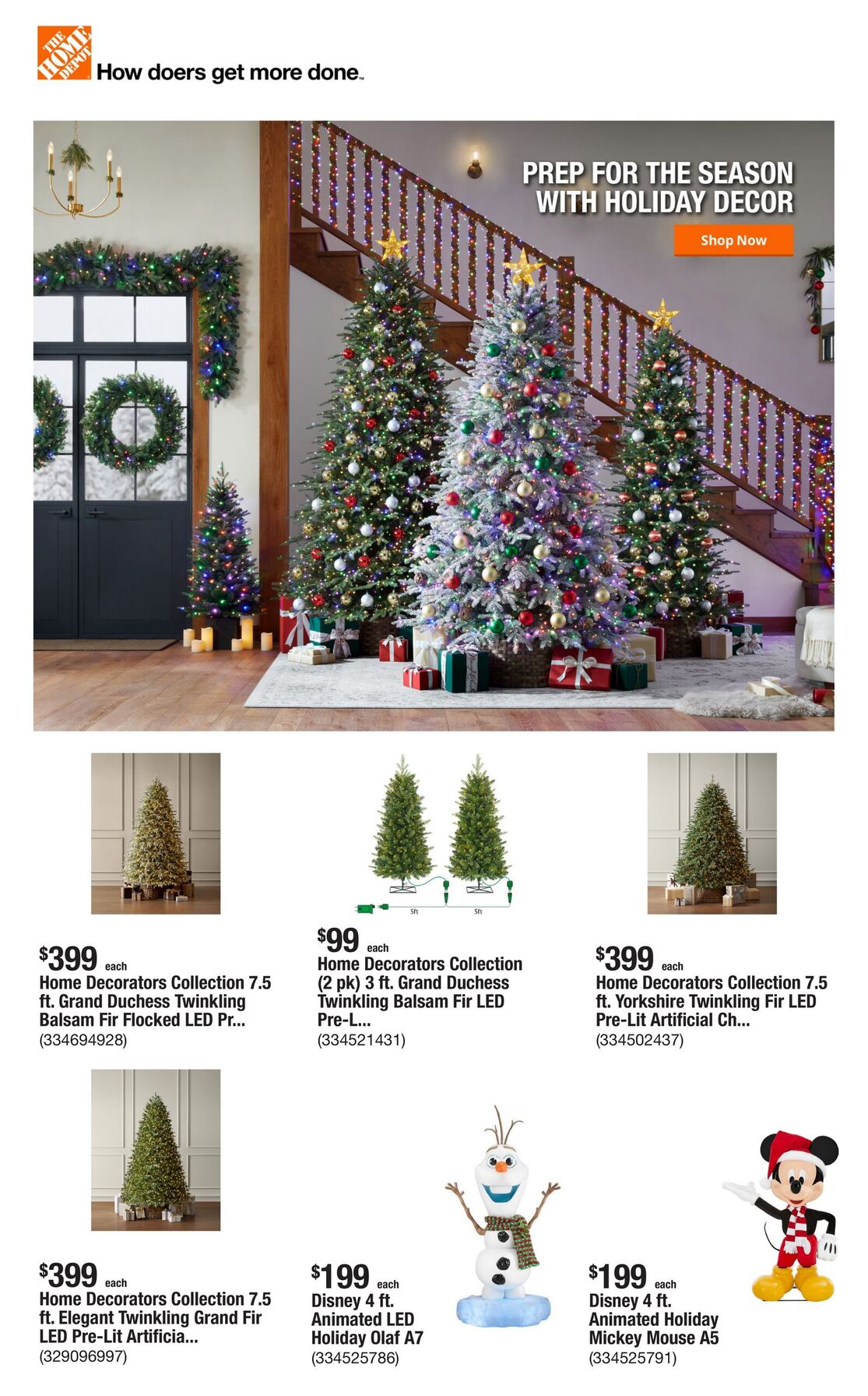 Home Depot Ad October 30 – November 6, 2025