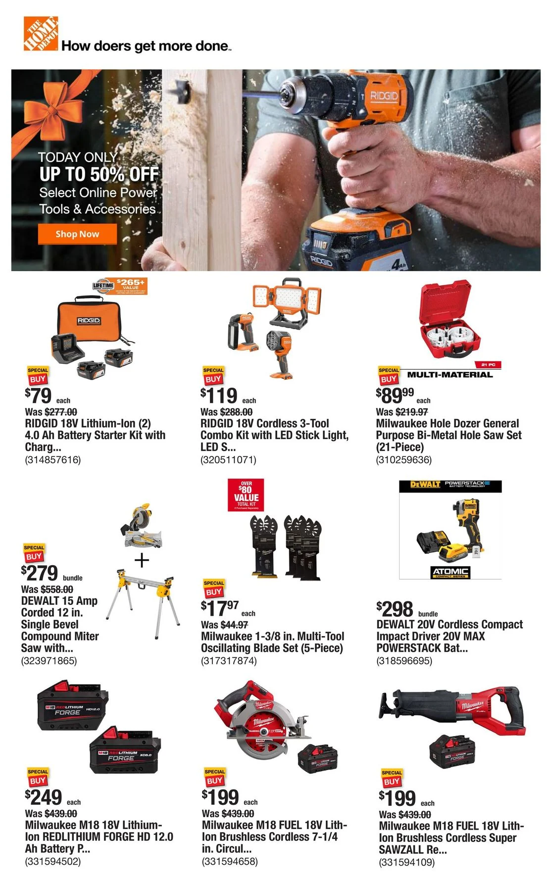 Home Depot Cyber Monday Deals 2025