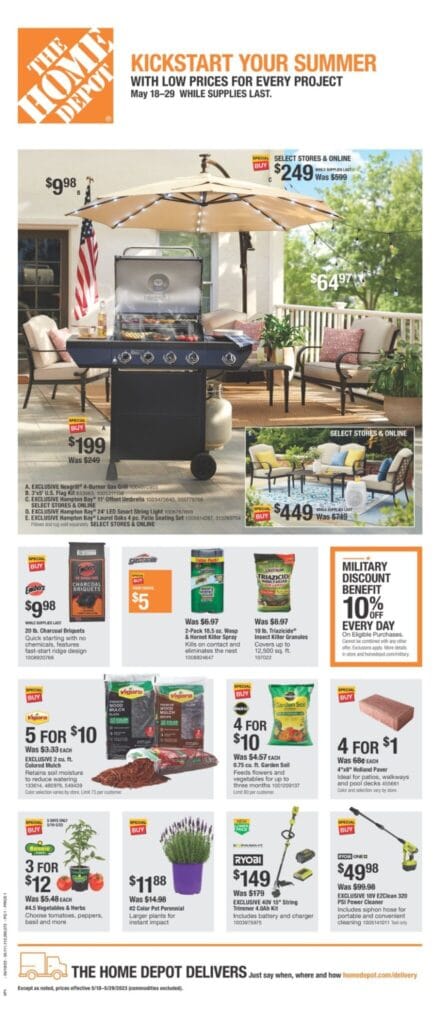 Home Depot Memorial Day Sale 2023 – Memorial Day Savings