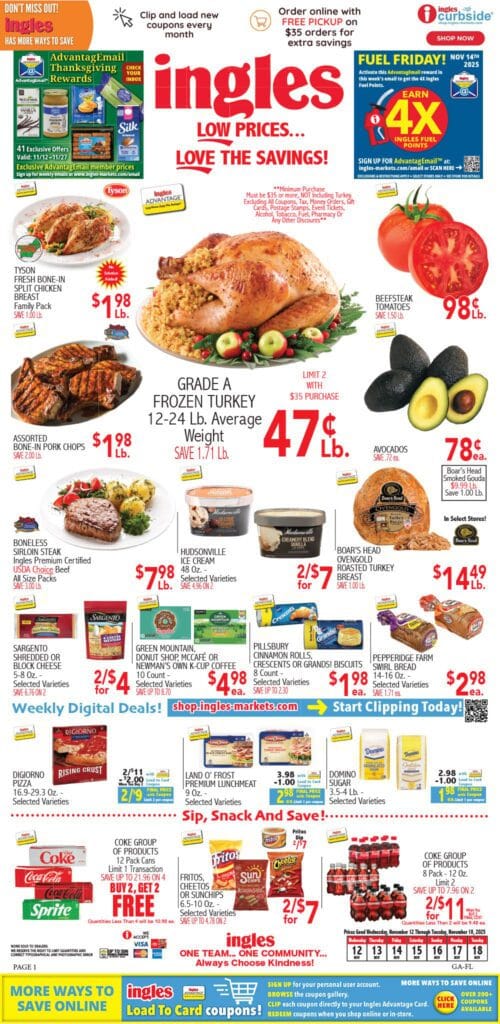 Ingles Sales Ad 12 November ingles Weekly Ad This Week