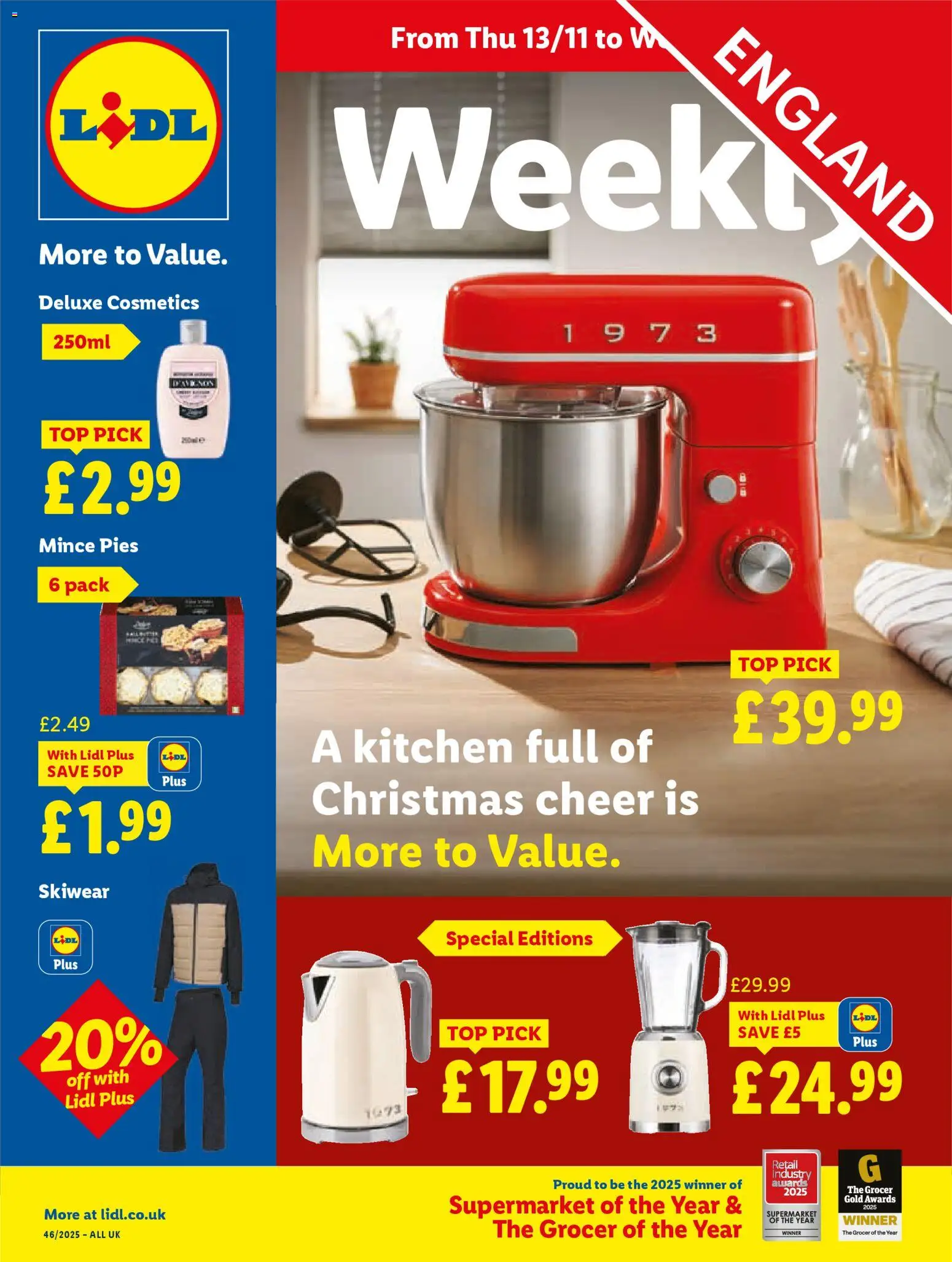 Lidl – Lidl Weekly (13/11/2025 – 19/11/2025) – Offers Online