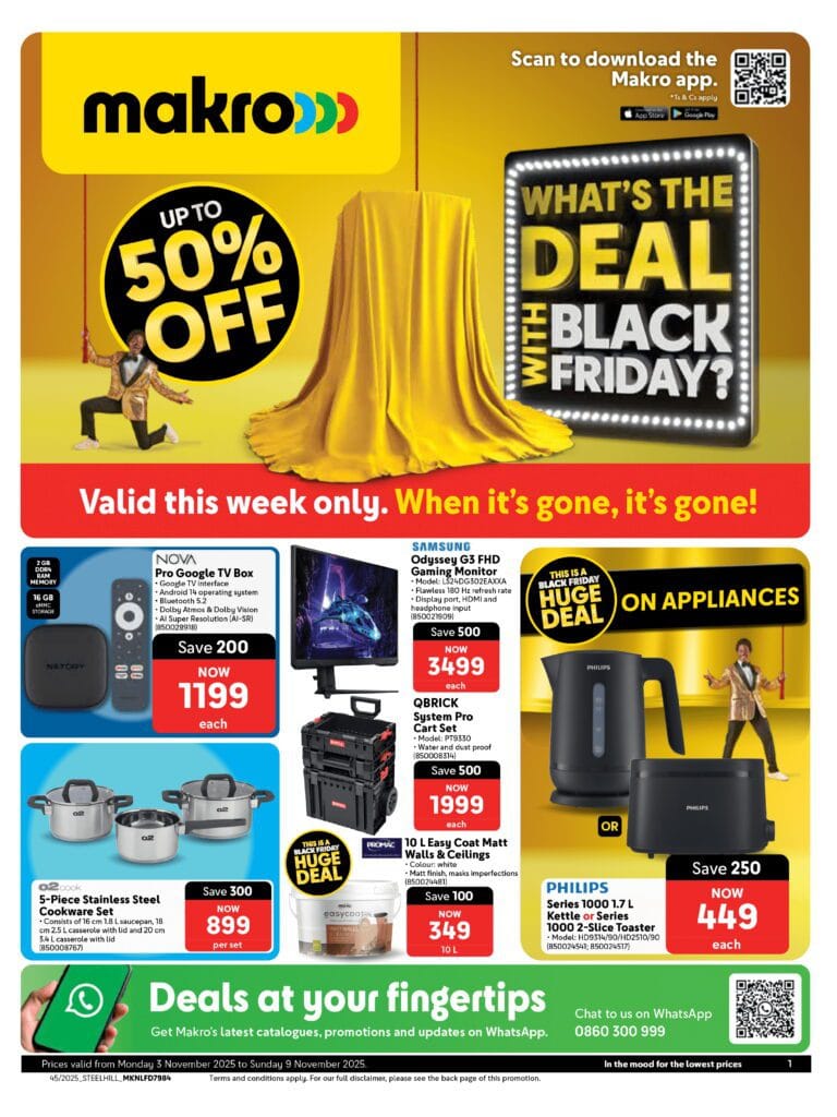 Makro Black Friday Catalogue Specials 2025