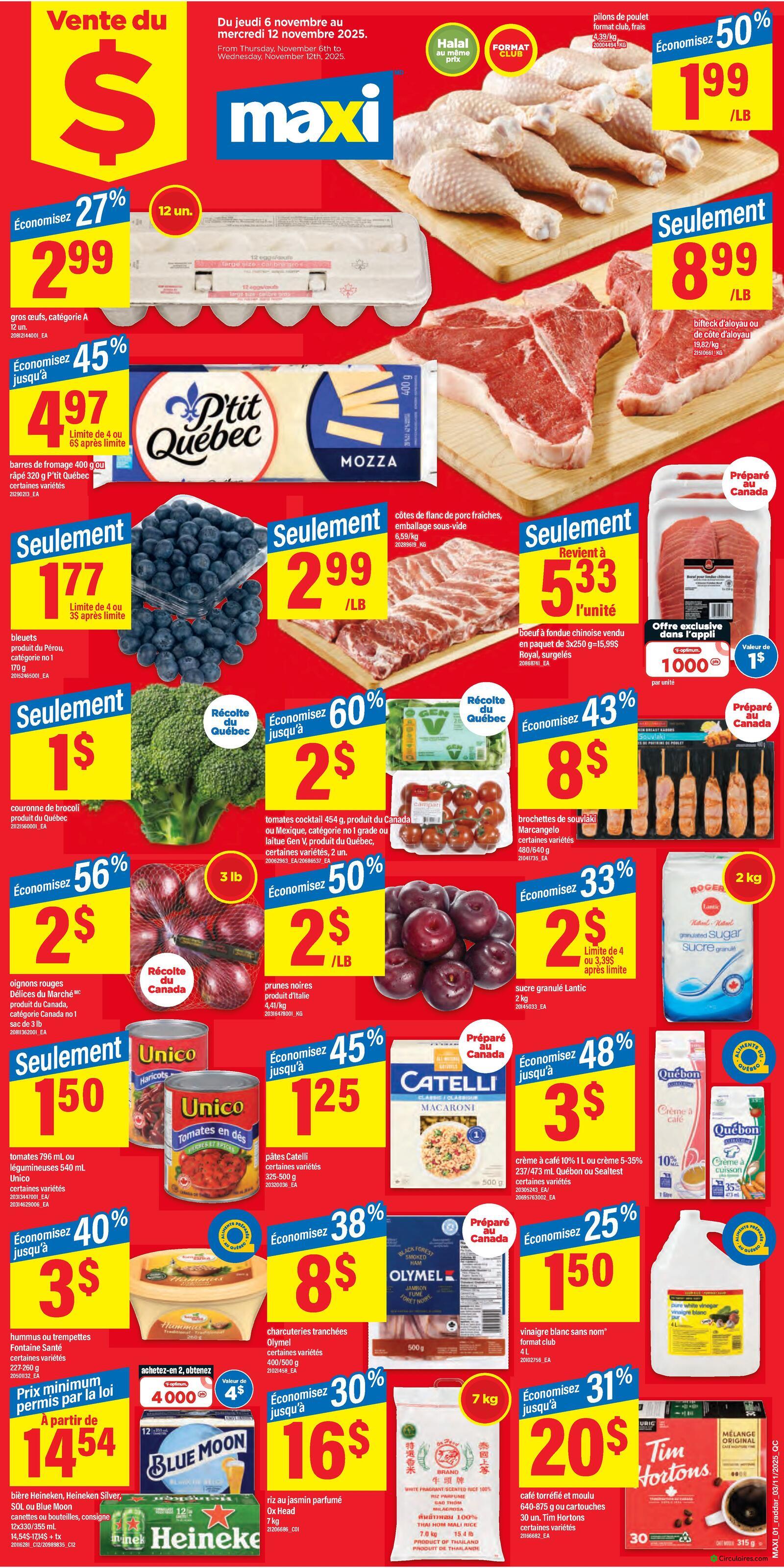 Maxi Flyer Deals November 6 – November 12, 2025 1