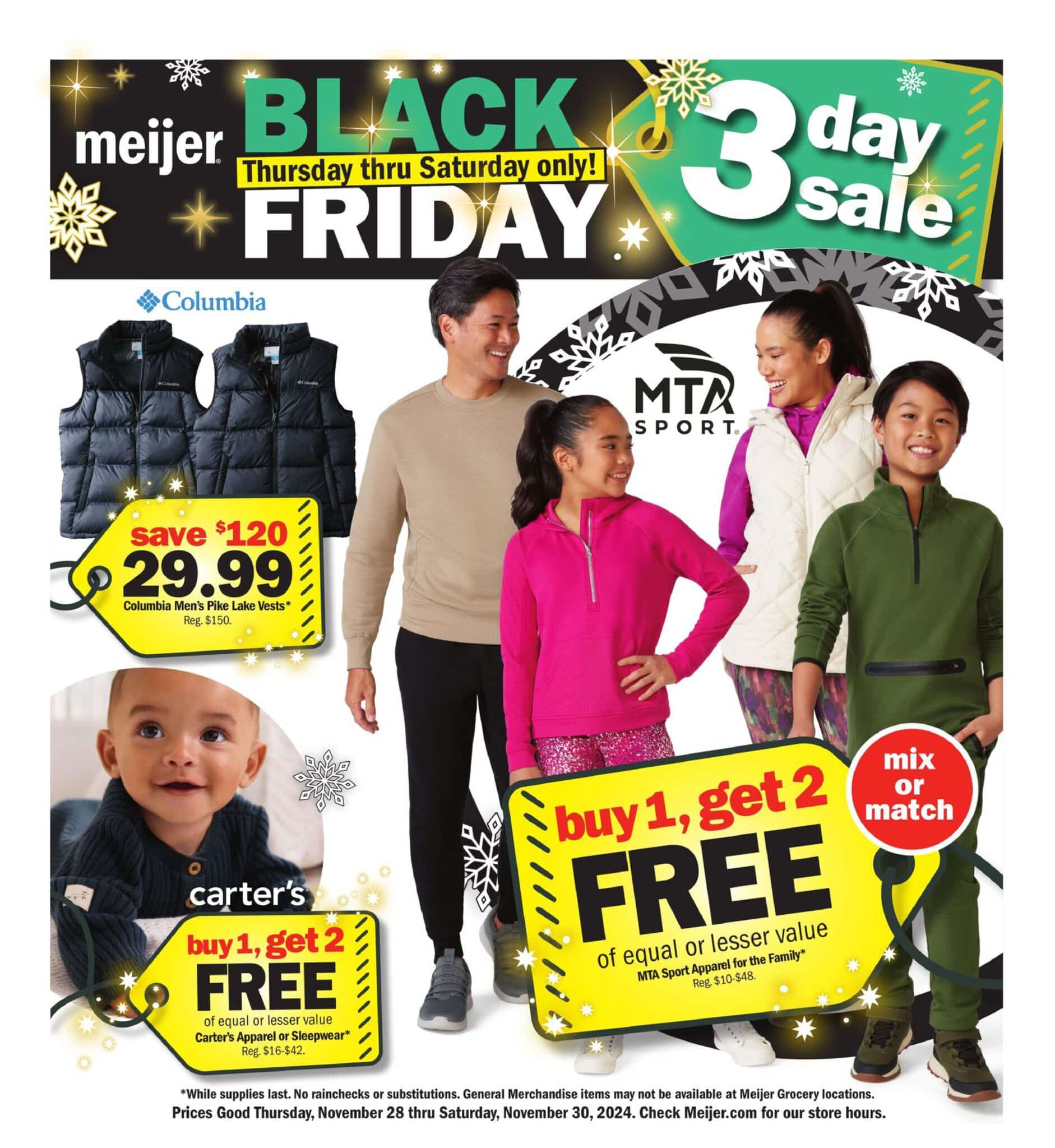 Meijer Black Friday Sale Ad 2025