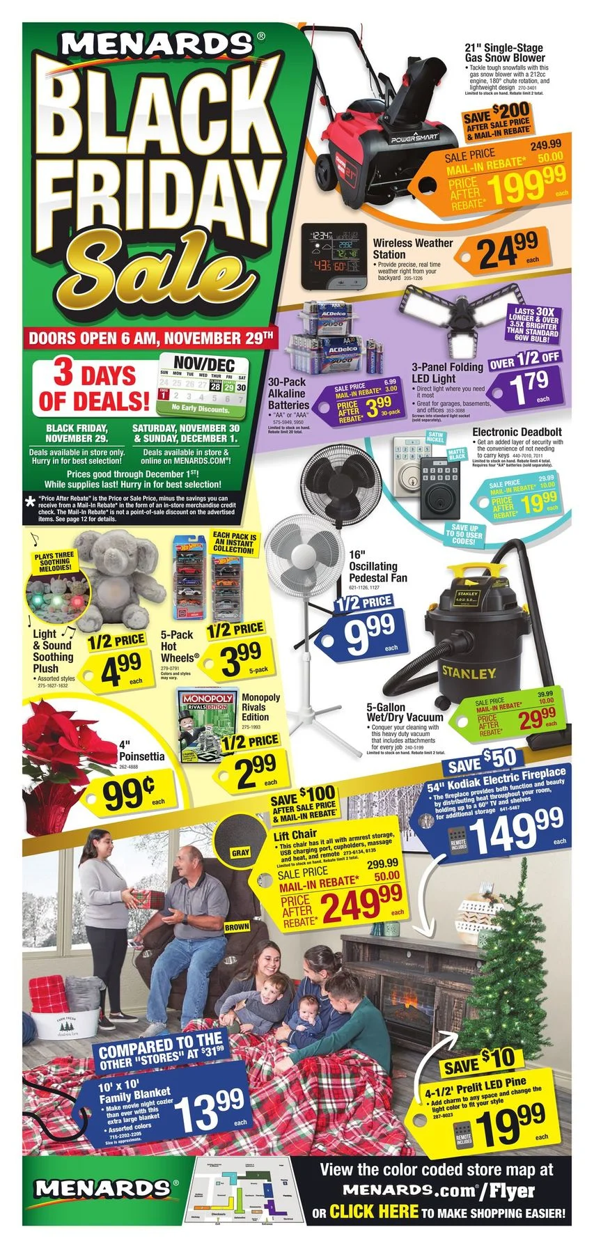 Menards sale ad this week Black Friday 2025
