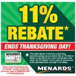 Menards Early Black Friday Sale 2025