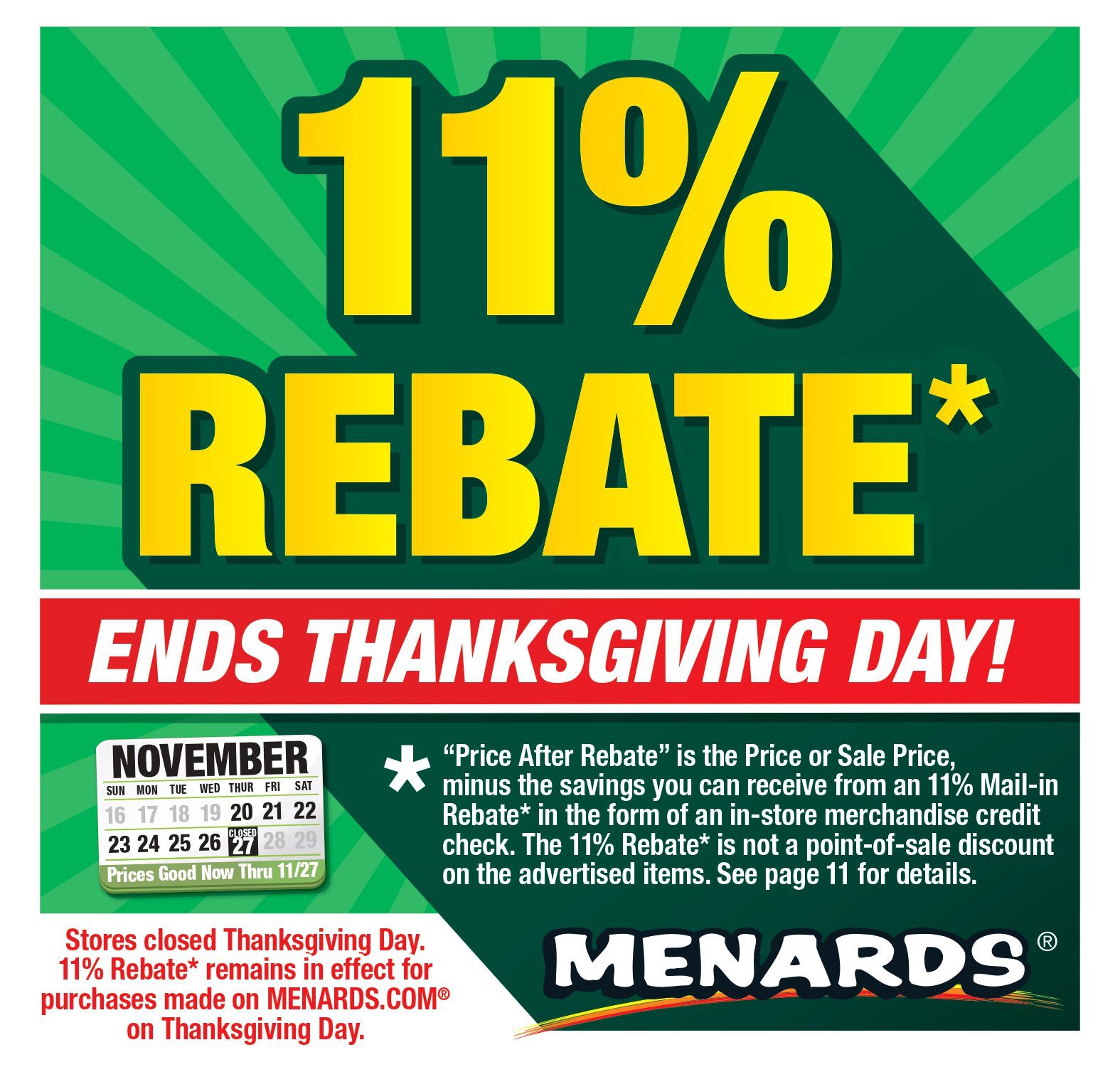 Menards Early Black Friday Sale 2025