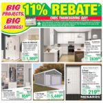 Menards sale ad 13 November Menards ad this week Big Projects, Big Savings!