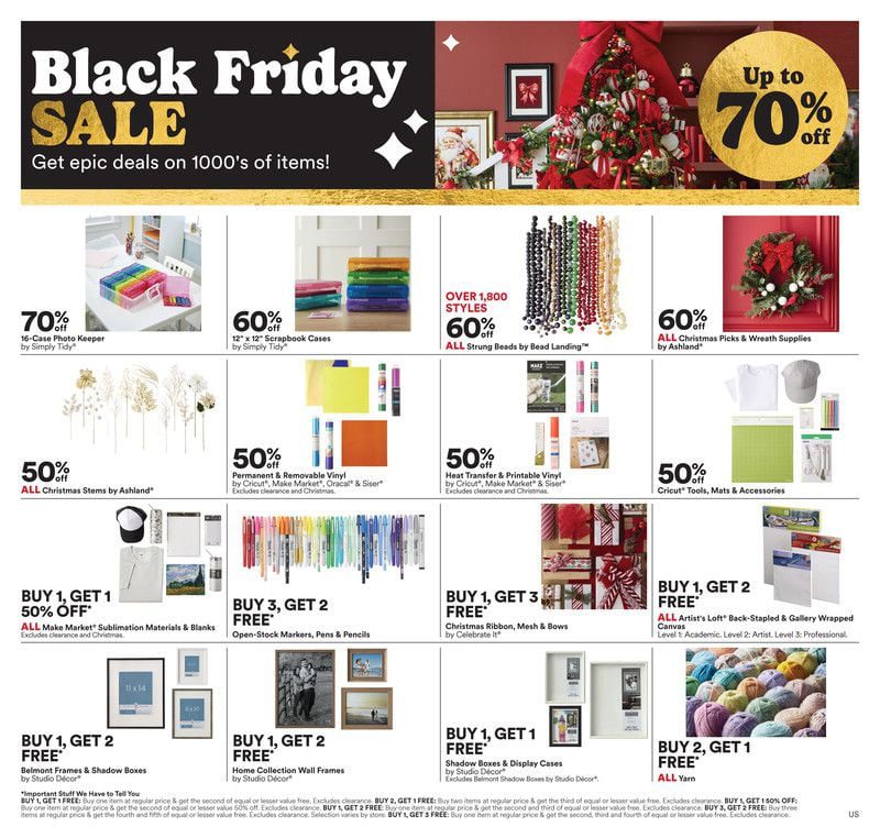 Michaels sale ad This week Black Friday 2025