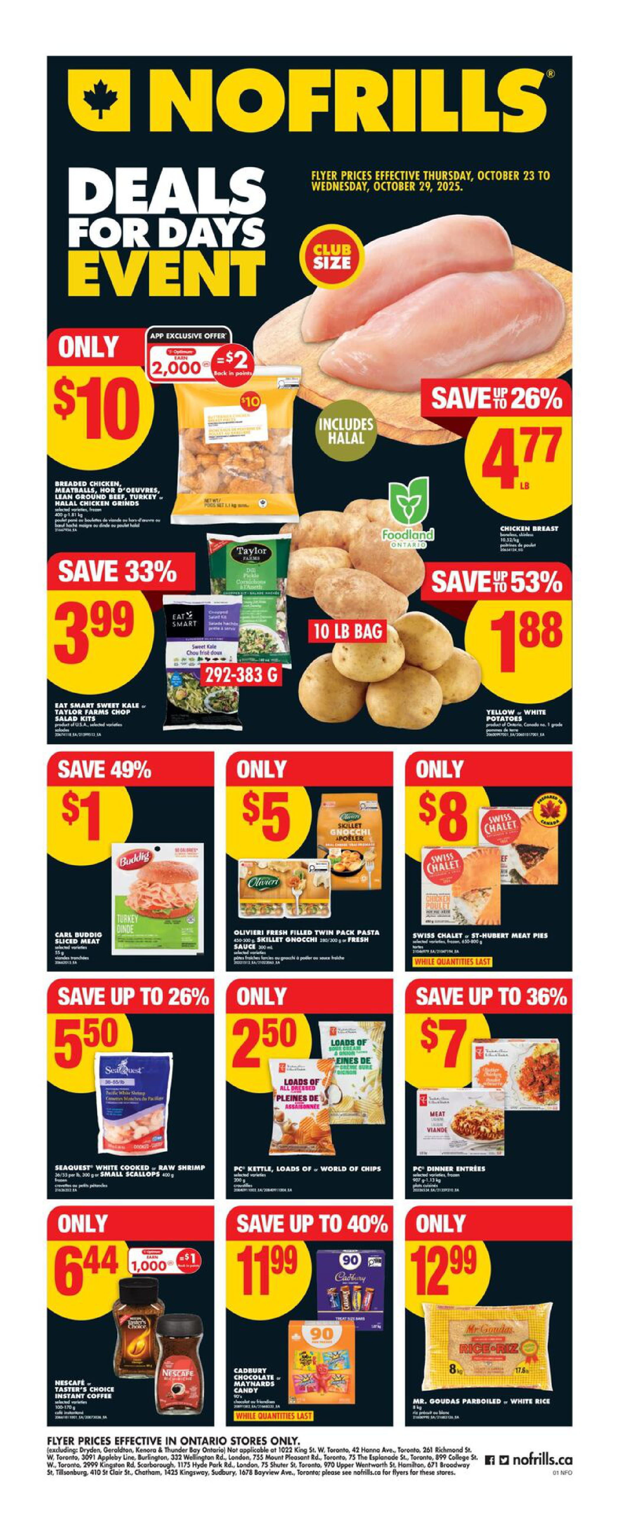 No Frills Flyer (ON) October 23 – October 29, 2025 1