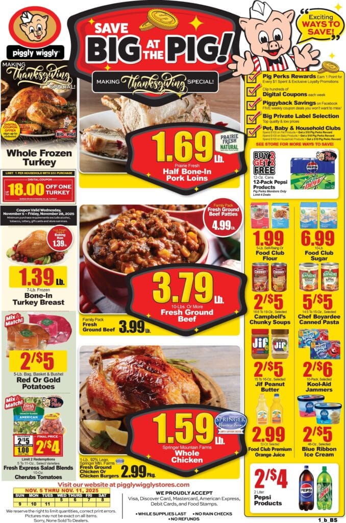 Piggly Wiggly Ad Circular November 5 Piggly wiggly ad weekly