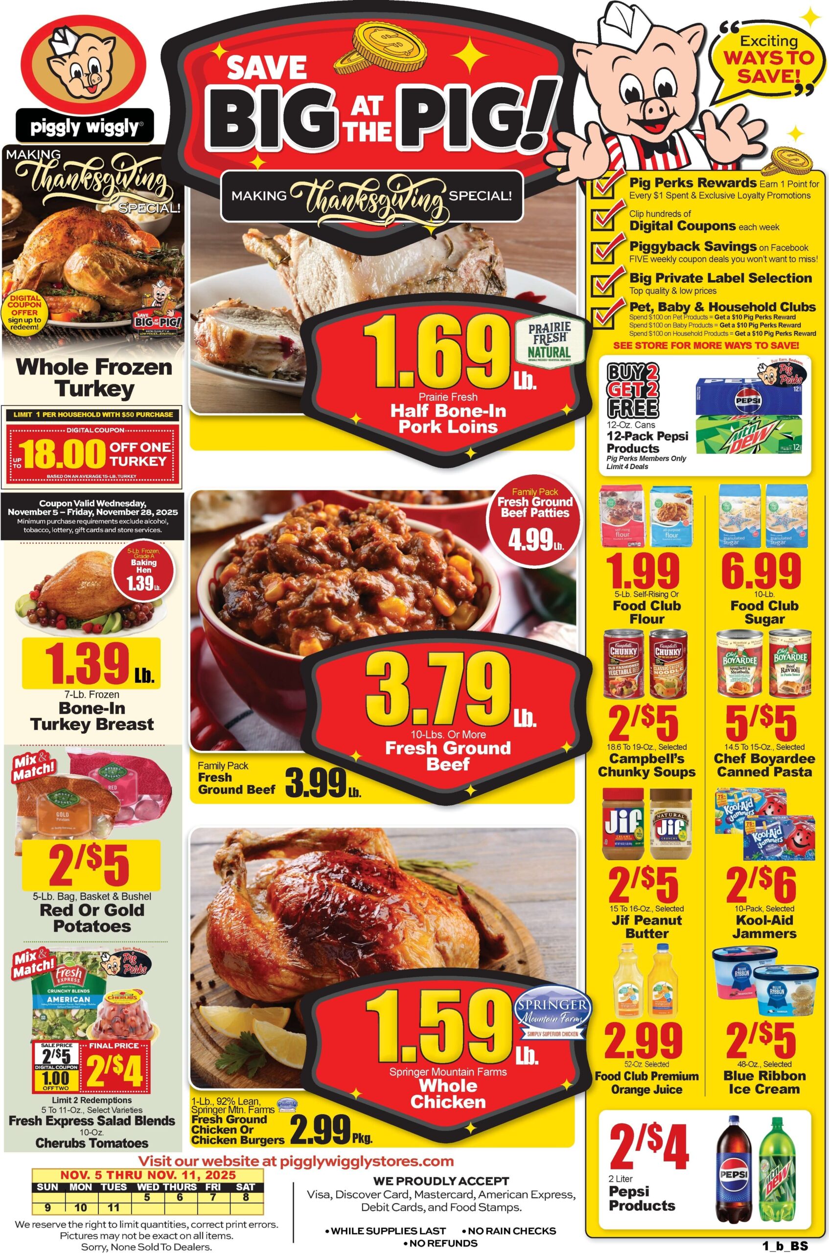 Piggly Wiggly Ad Circular November 5 Piggly wiggly ad weekly