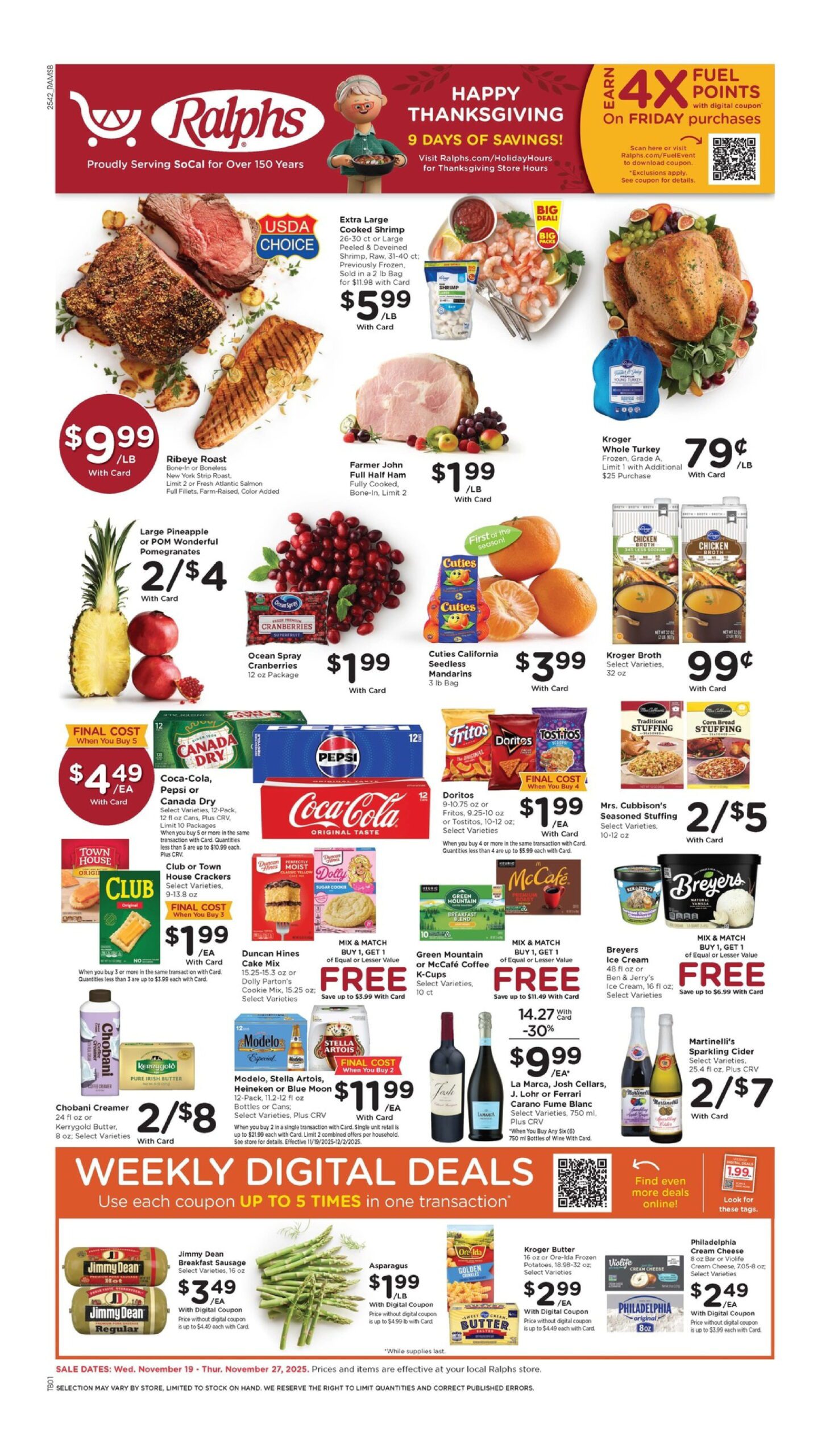 Ralphs Ad Specials November 19 – November 25, 2025 1 Ralphs Ad Specials November 19 – November 25, 2025