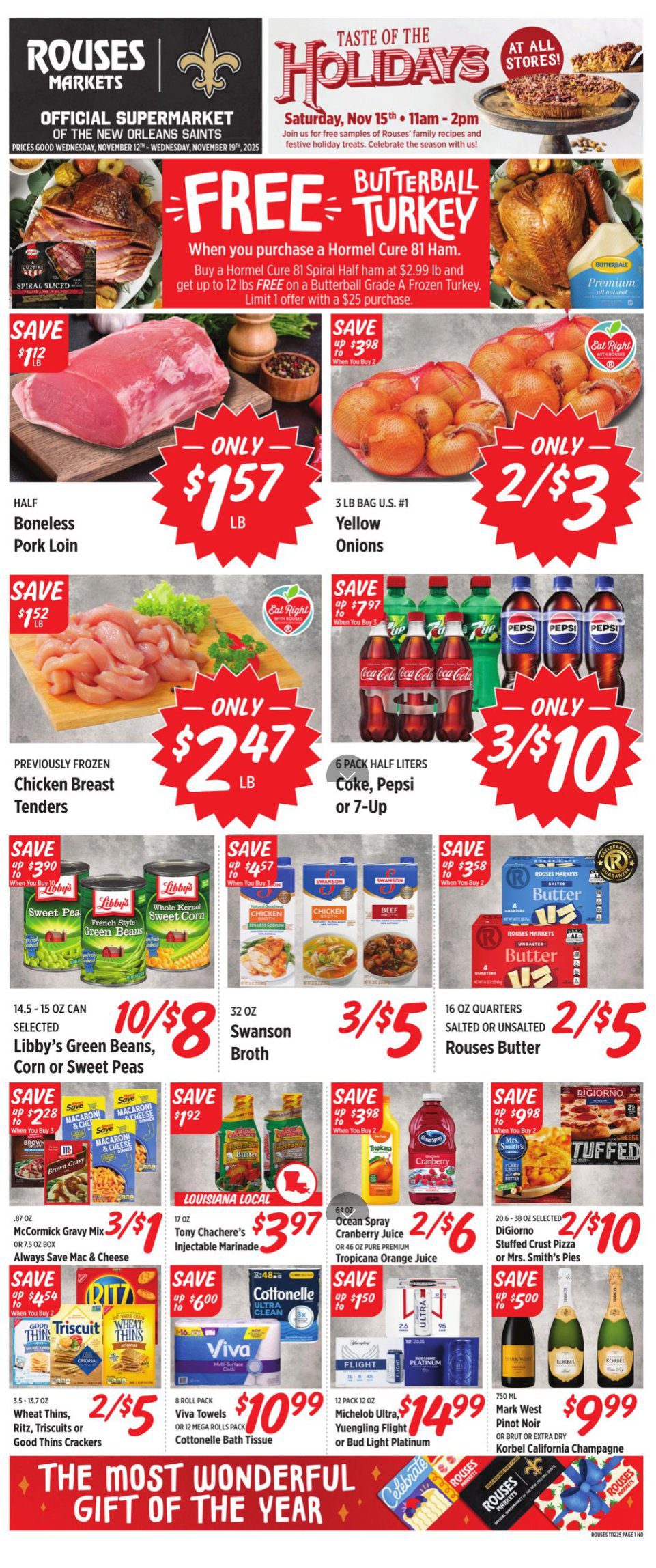 Rouses Ad Sale preview November 12 – November 19, 2025 1 Rouses Ad Sale preview November 12 – November 19, 2025