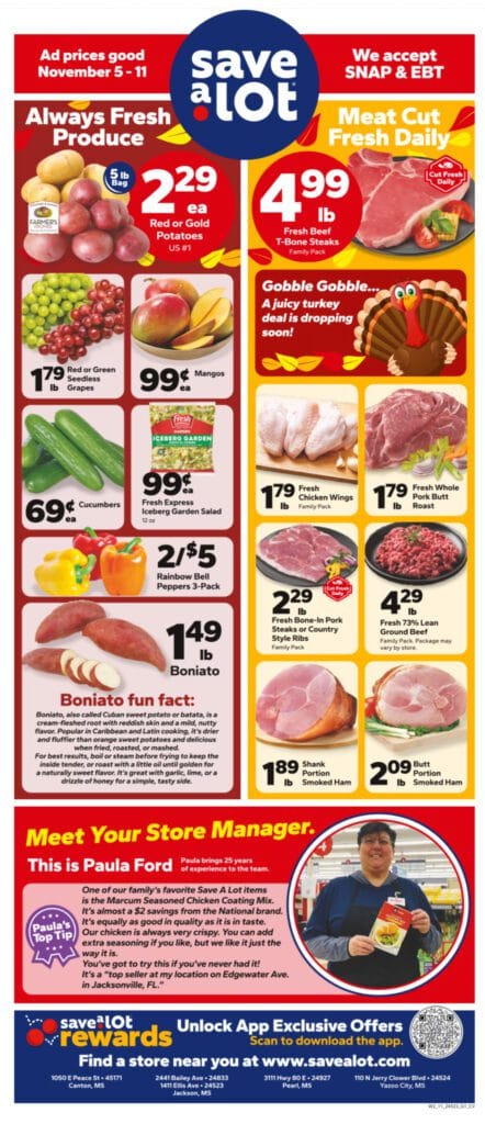 Save A Lot Weekly Ad November 5 – November 11, 2025 6 Save A Lot Weekly Ad November 5 – November 11, 2025