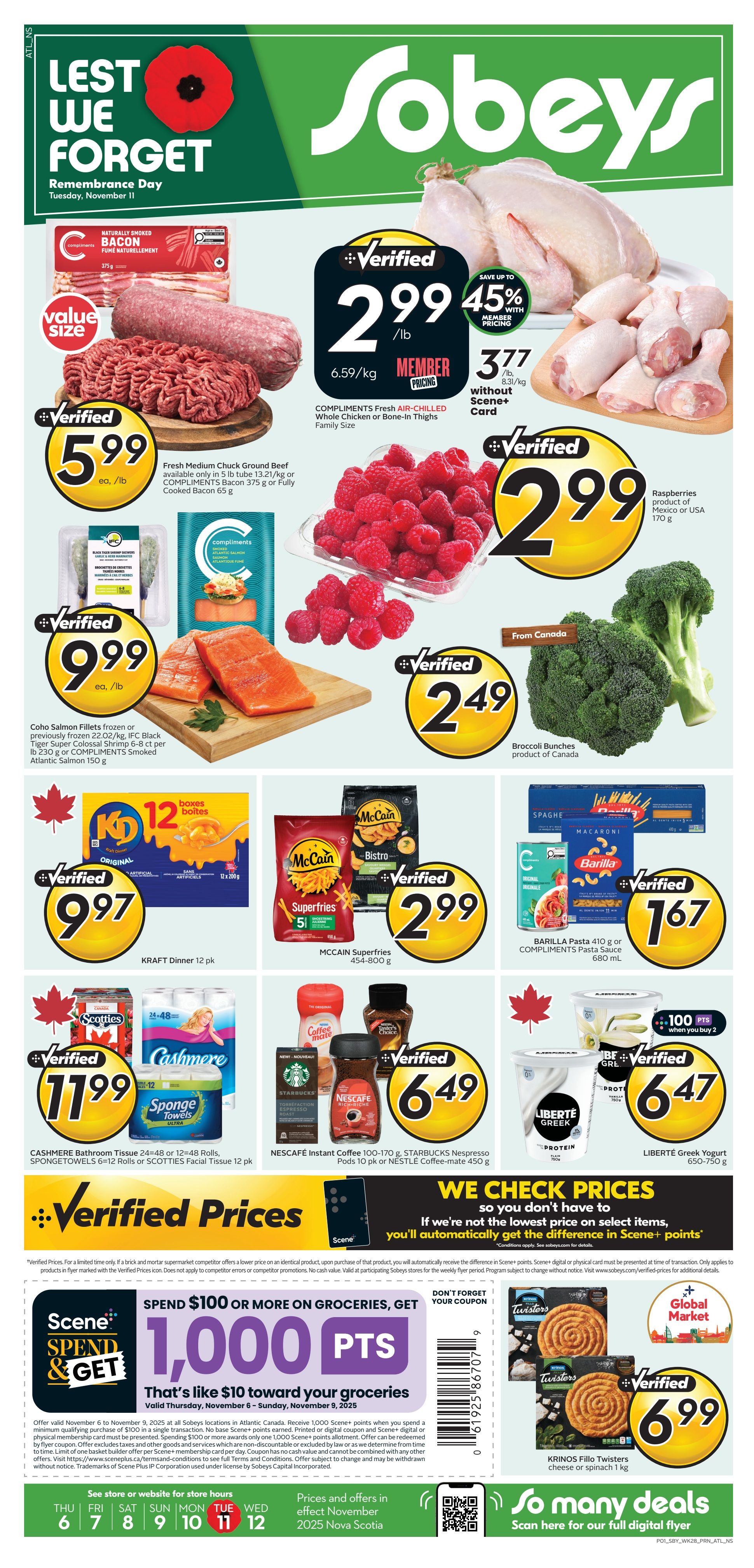 Sobeys (Atlantic) Flyer November 6 – November 12, 2025 1