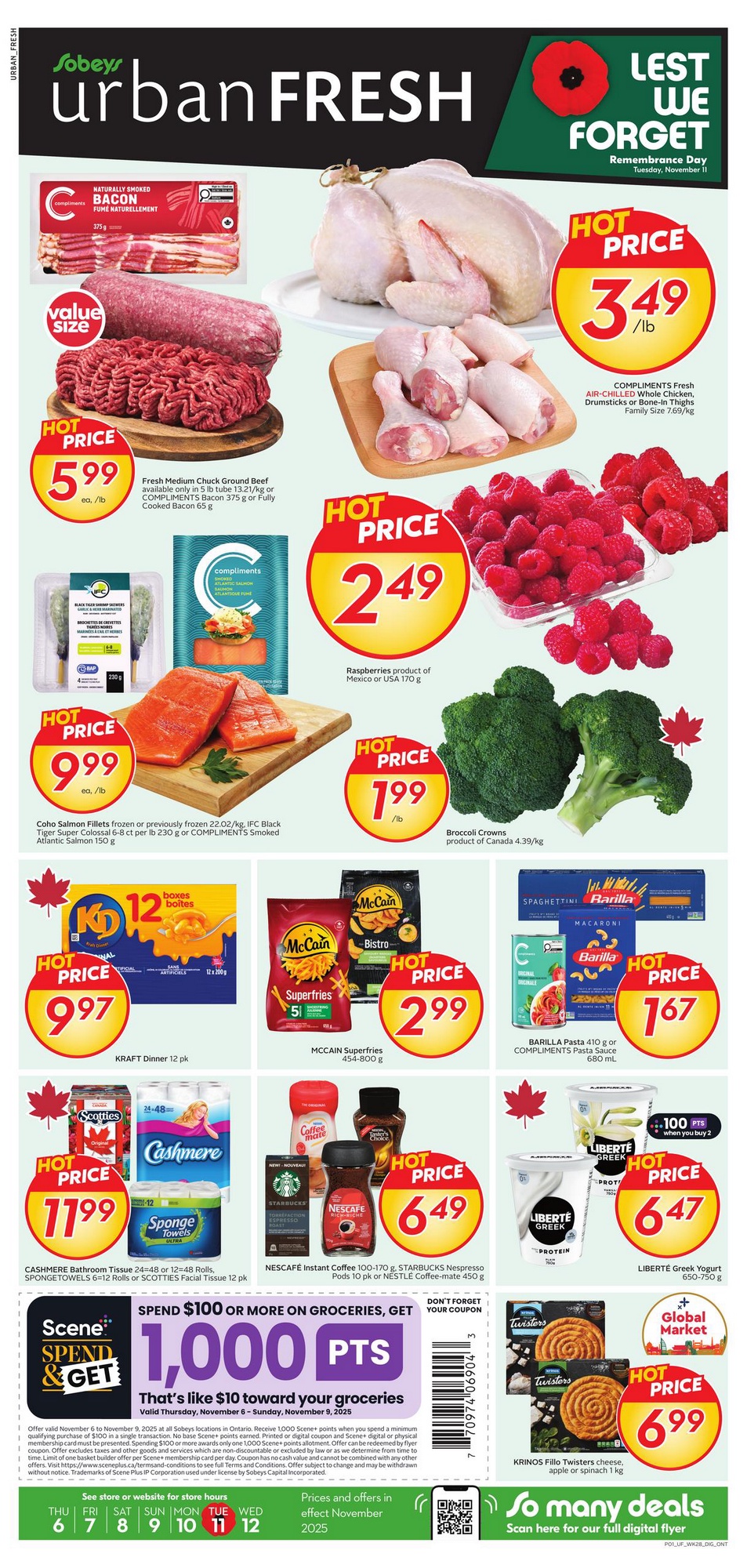 Urban Fresh Sobeys Flyer This Week 06 November 1