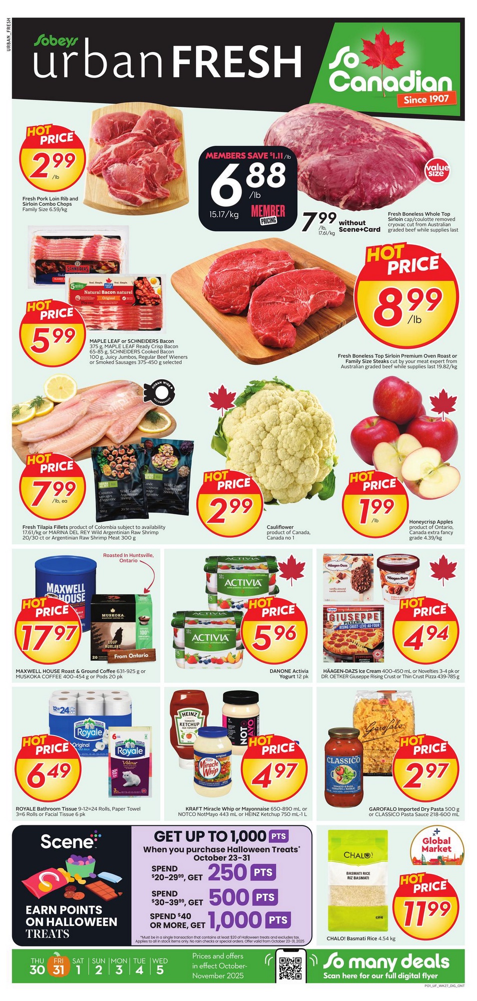 Sobeys Urban Fresh Flyer October 30 – November 5, 2025 1